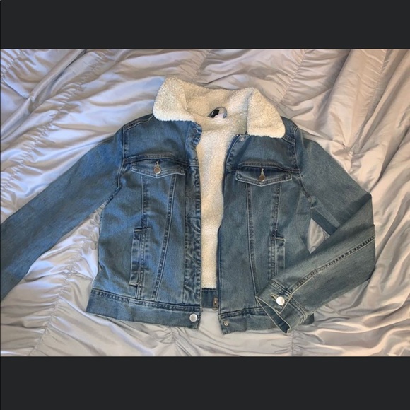 Fur Jean Jacket - Picture 2 of 2